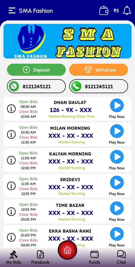  SMA FASHION  | online matka play